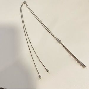 Kendra Scott Silver Long Necklace